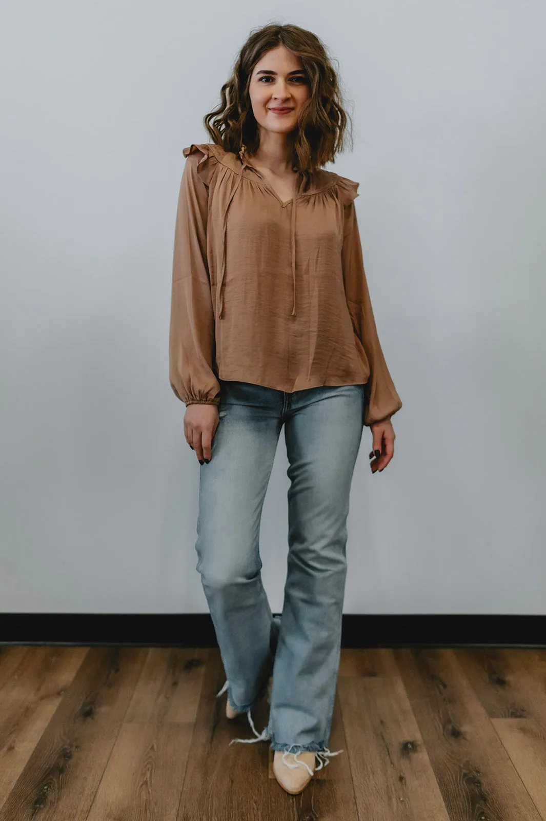 The Marion Top by Heartloom - Chai