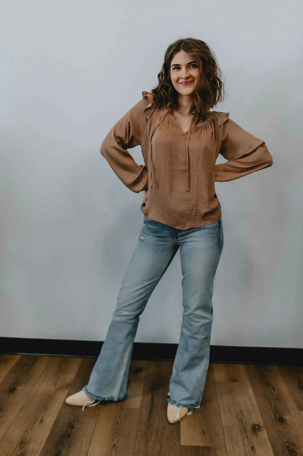 The Marion Top by Heartloom - Chai