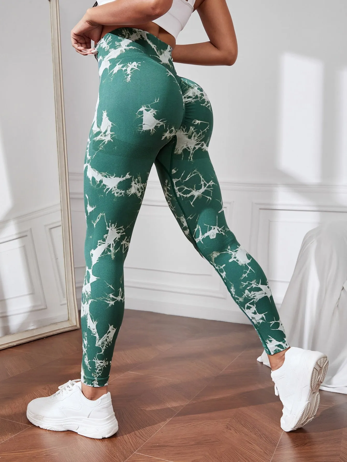 Tie Dye Seamless Breathable Softness Active Leggings SS23 - FD