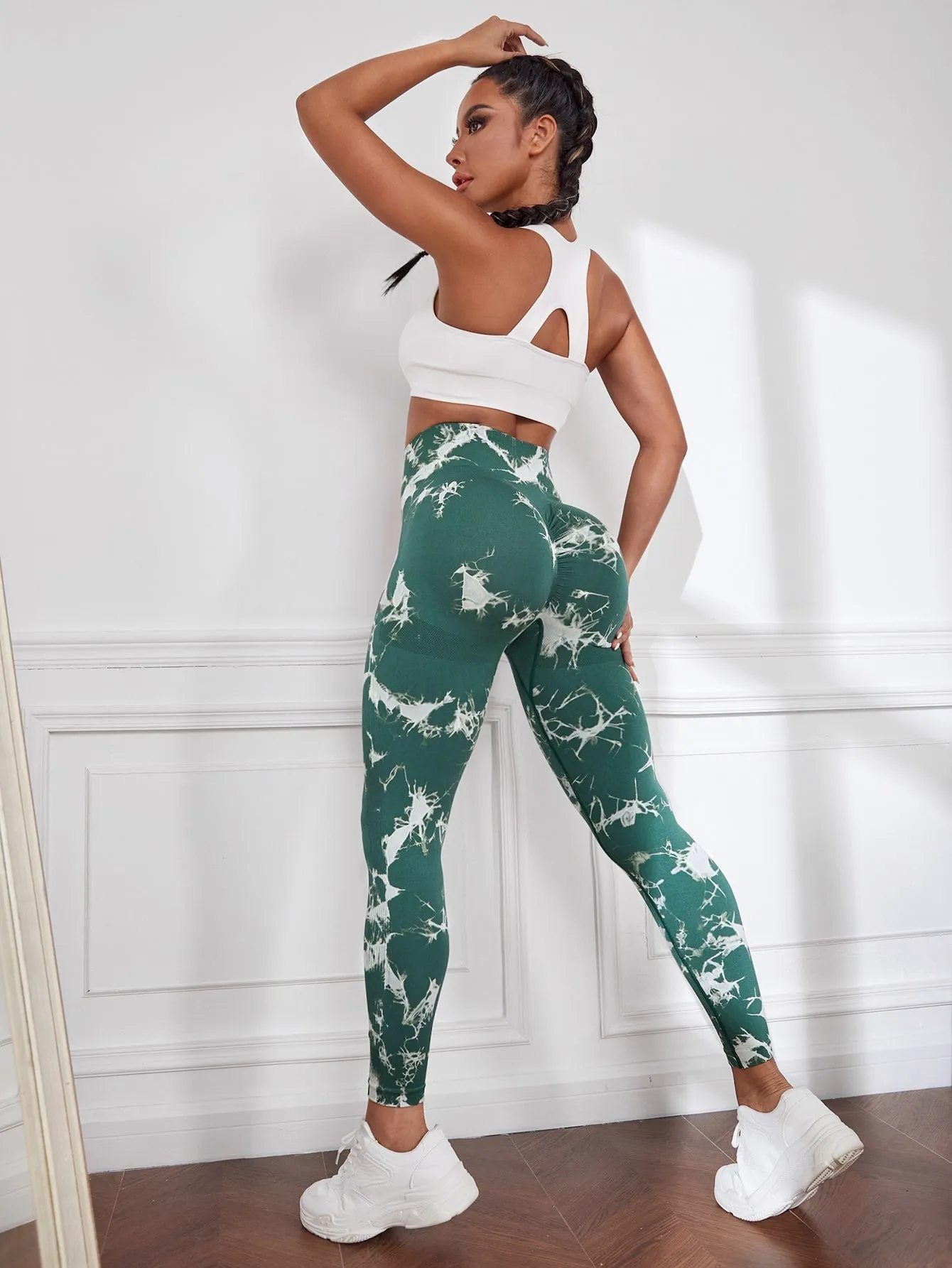 Tie Dye Seamless Breathable Softness Active Leggings SS23 - FD