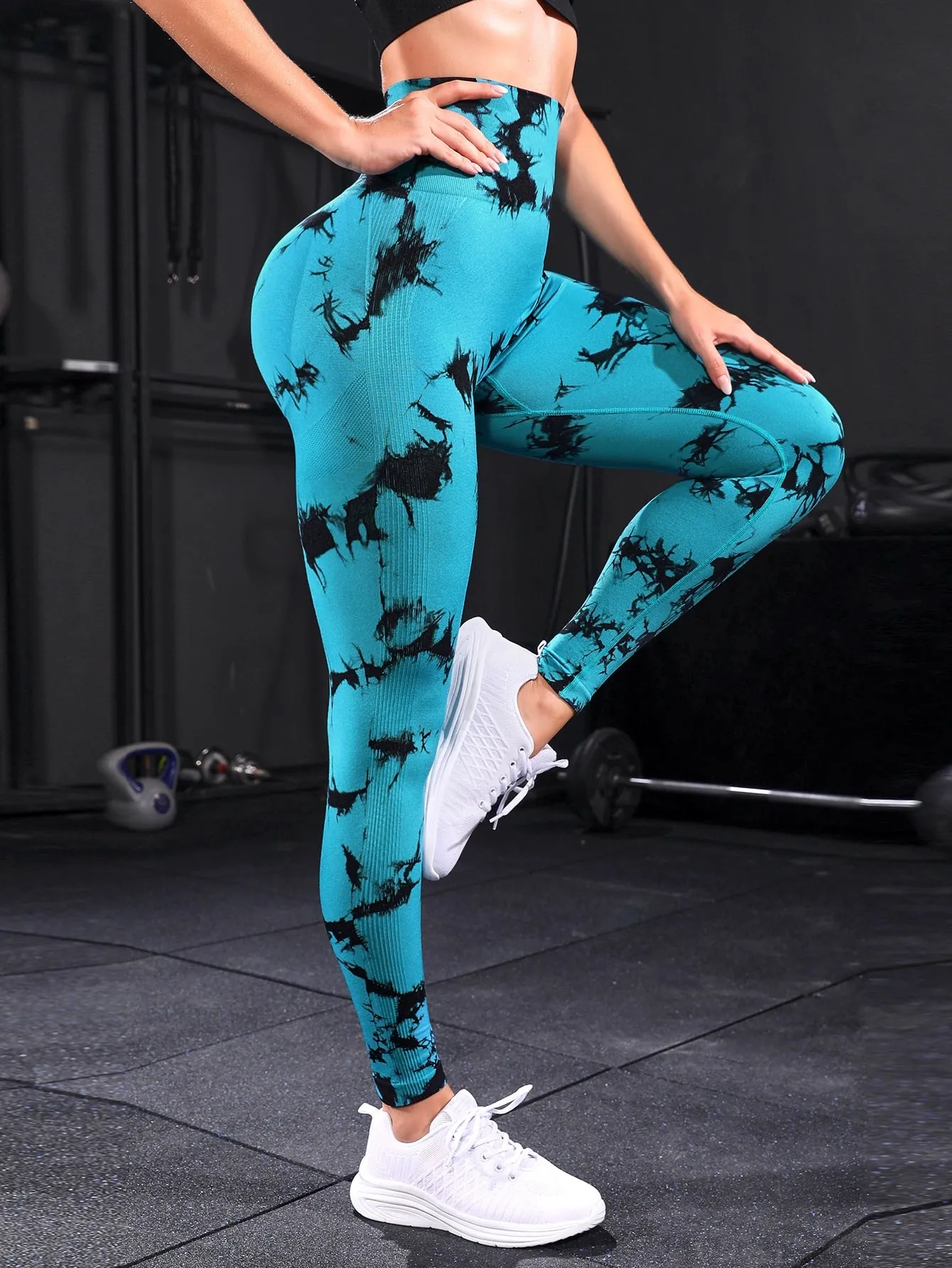 Tie Dye Seamless Breathable Softness Active Leggings SS23