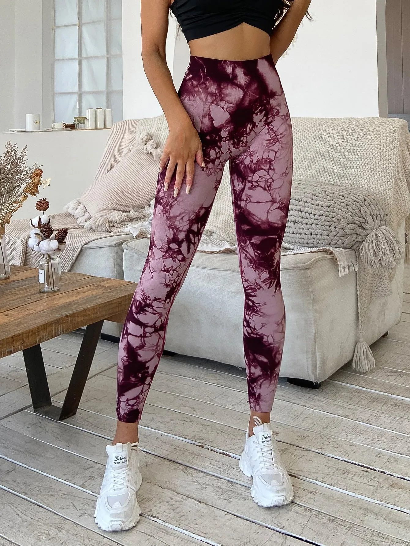 Tie Dye Seamless Breathable Softness Active Leggings SS23