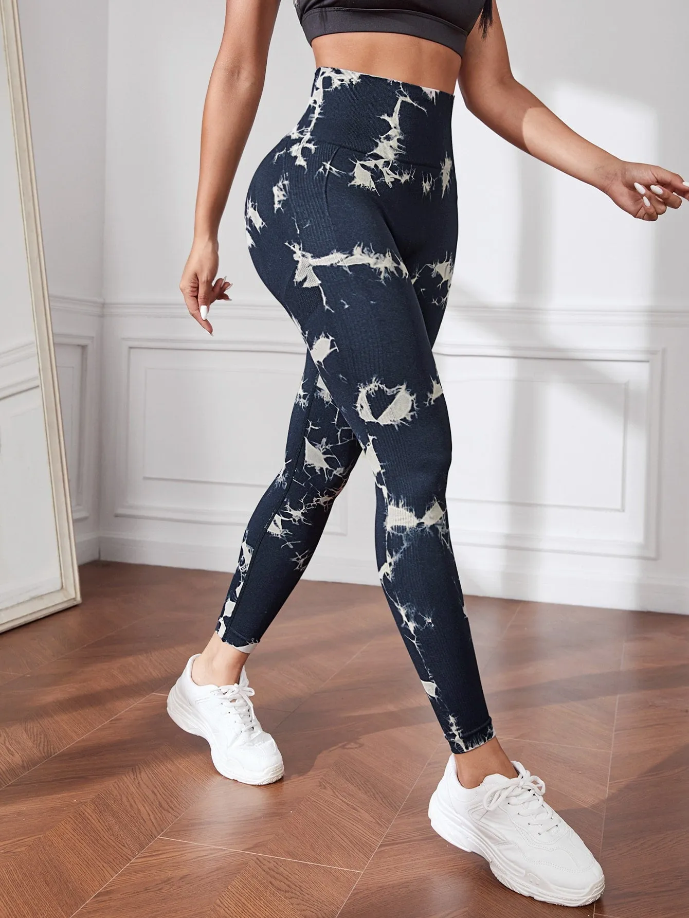Tie Dye Seamless Breathable Softness Active Leggings SS23