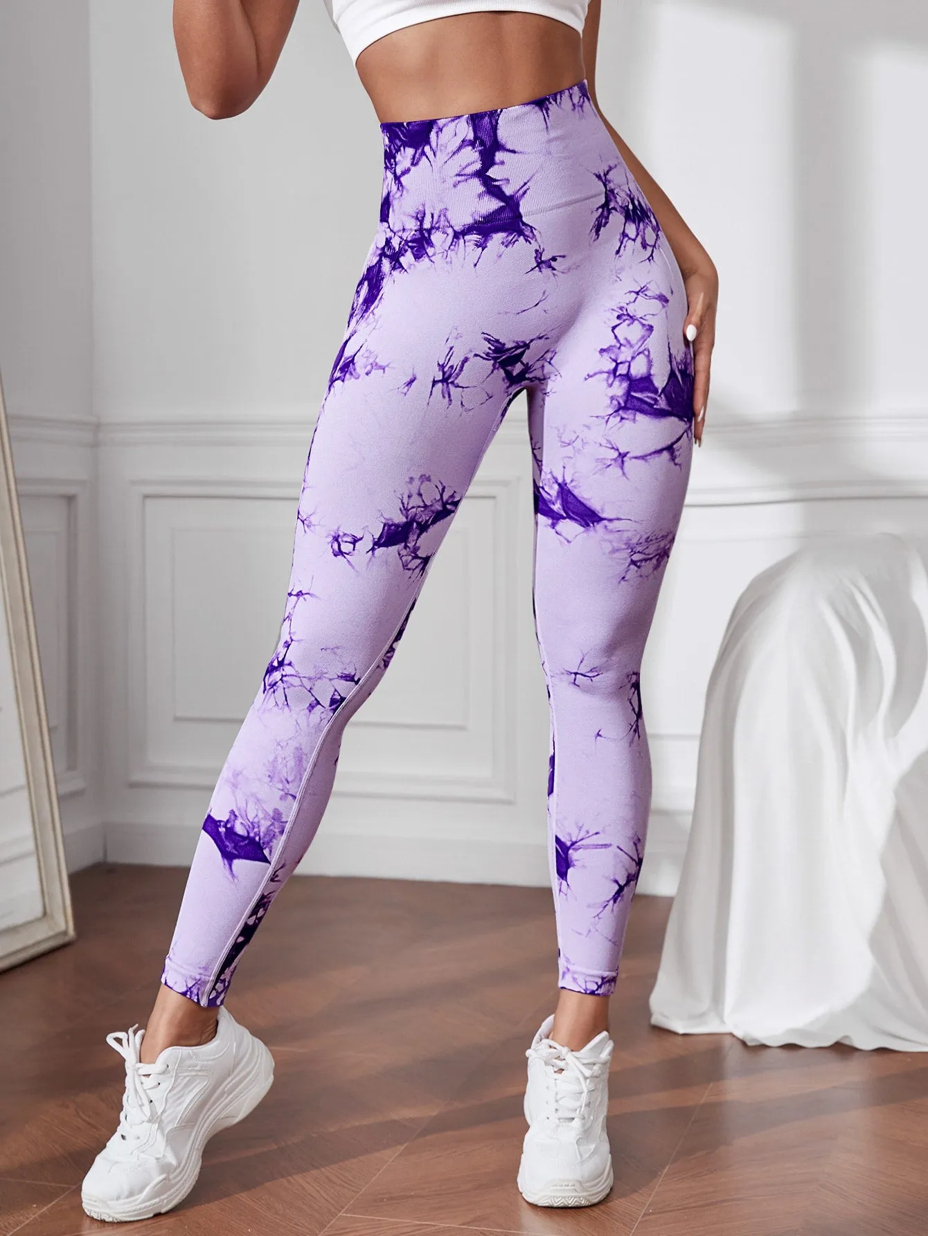 Tie Dye Seamless Breathable Softness Active Leggings SS23
