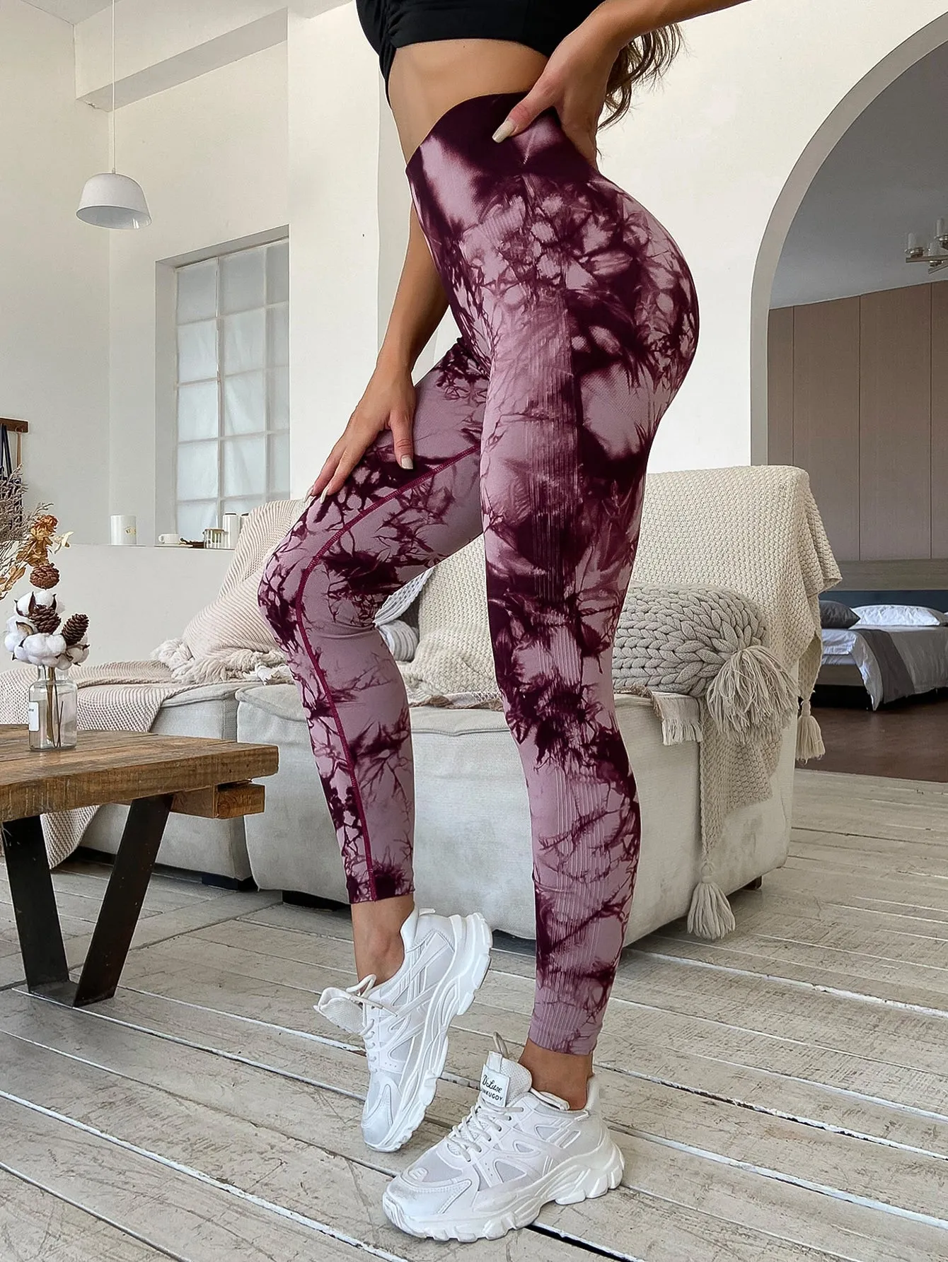 Tie Dye Seamless Breathable Softness Active Leggings SS23