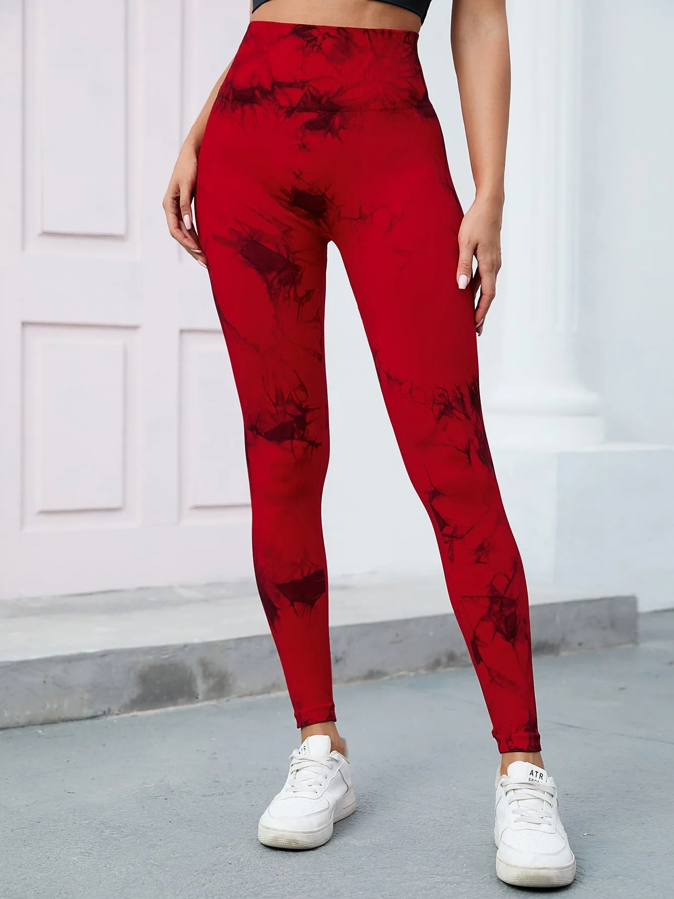 Tie Dye Seamless Breathable Softness Active Leggings SS23