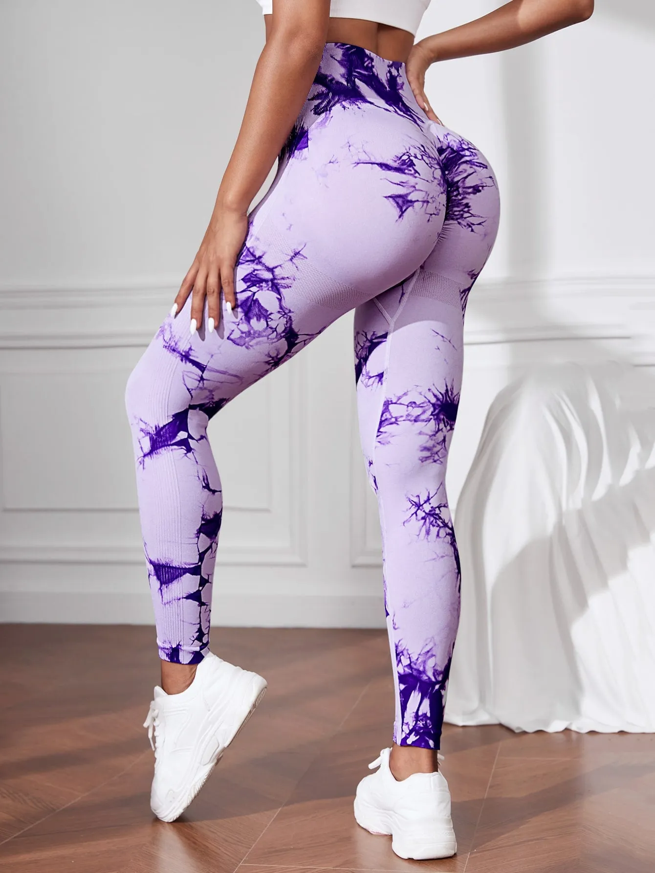 Tie Dye Seamless Breathable Softness Active Leggings SS23