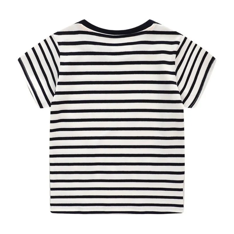 Toddler Boy's Summer Short Sleeve Casual T-shirt