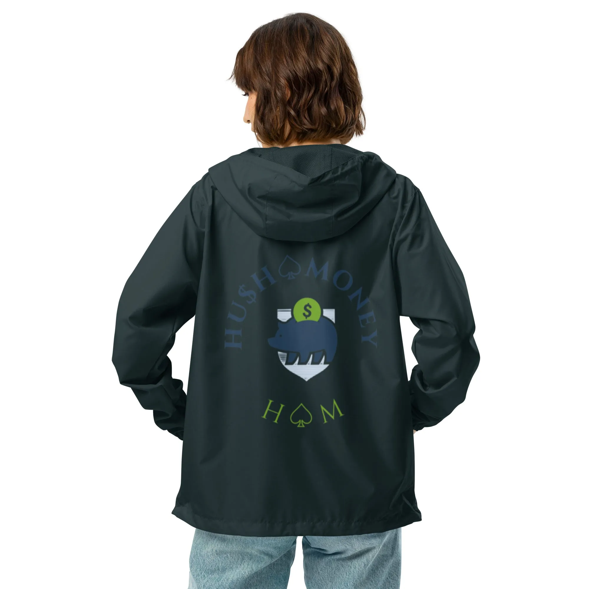 Unisex lightweight zip up windbreaker