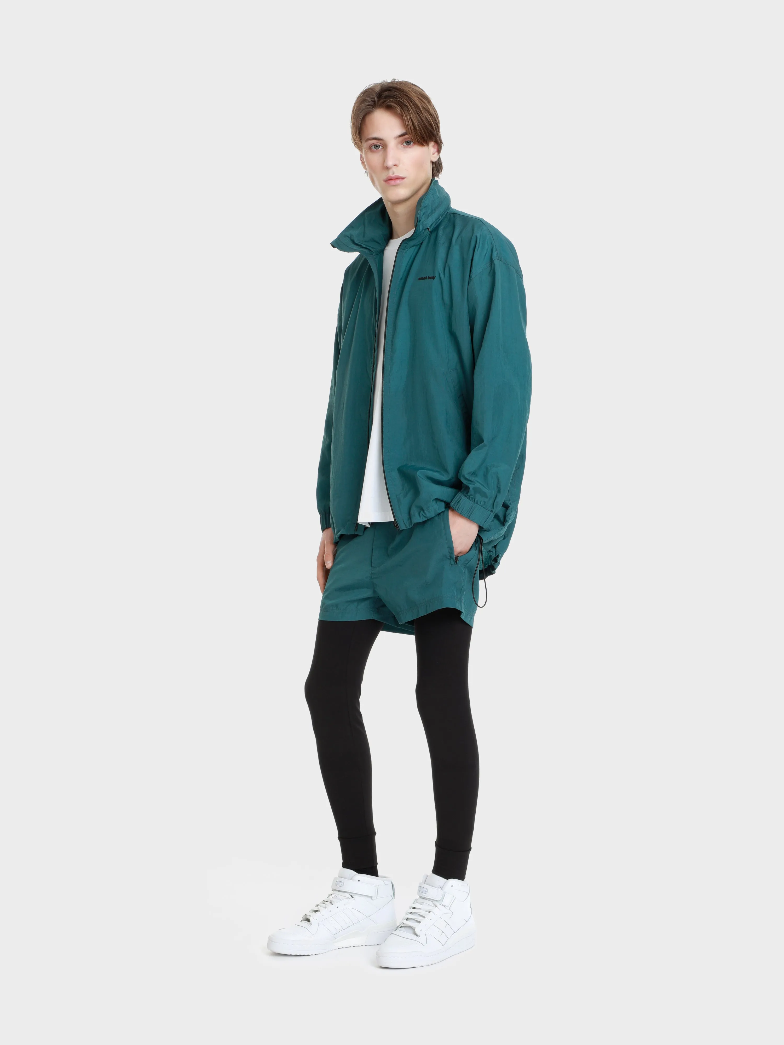 Unisex zip adjustable ripstop windbreaker