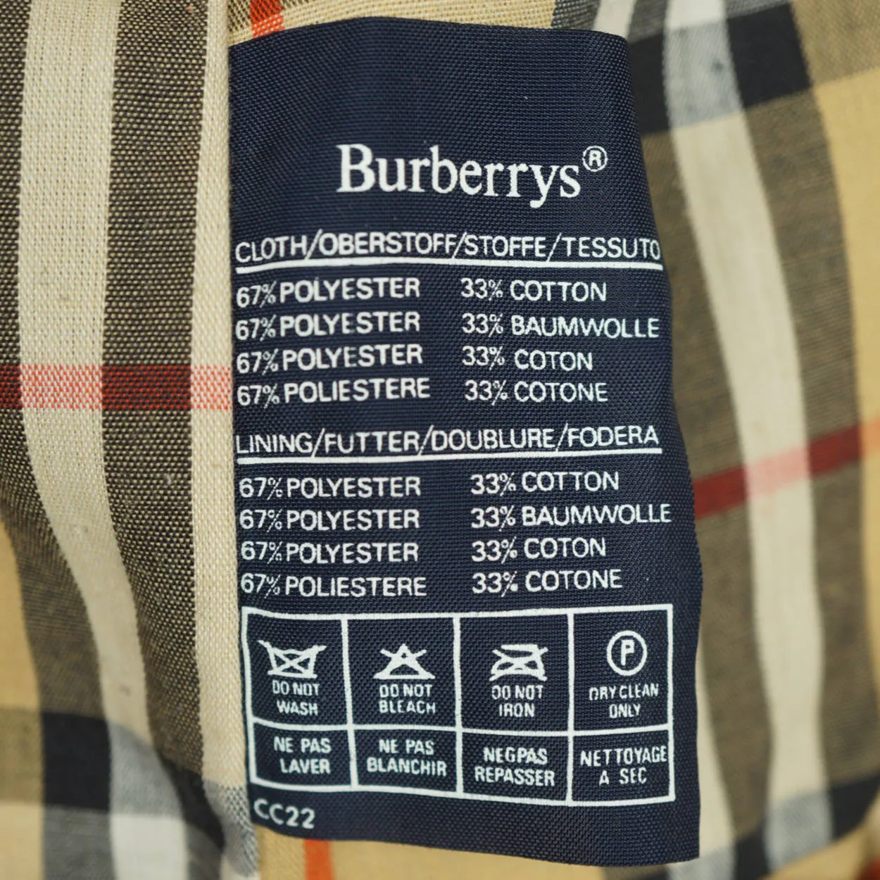 Vintage Burberrys Prorsum Classic Trenchcoat Rain Coat Unisex M L Short