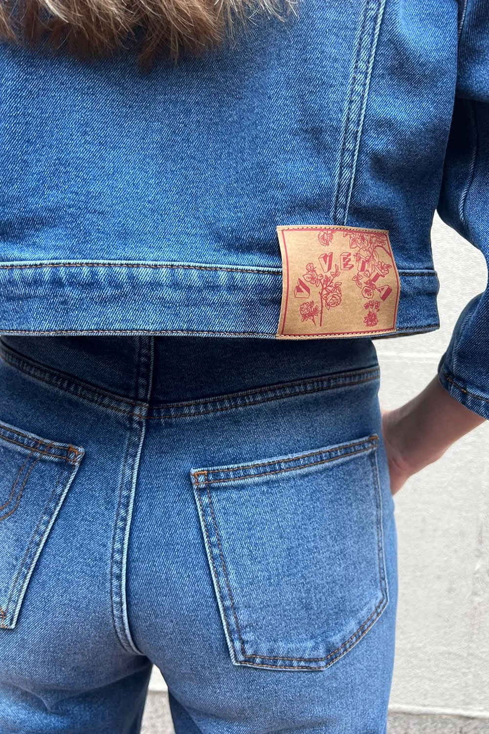Vivetta - Denim Puff Sleeve Jacket: Indigo