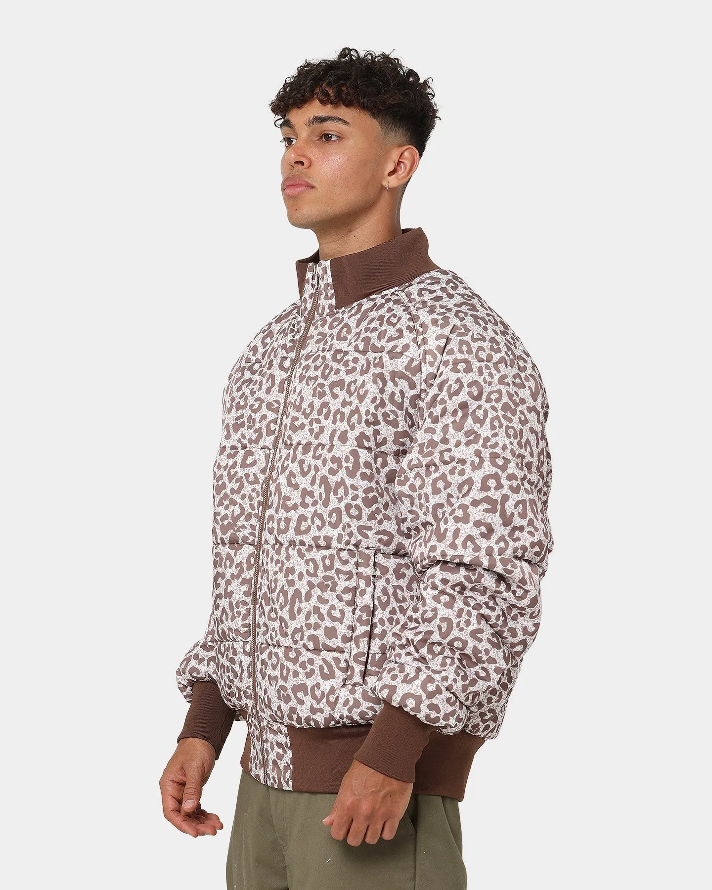 XXIII Leopard Print Puffer Jacket Leopard